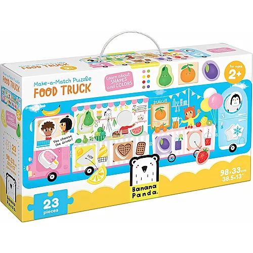 Banana Panda Puzzle Food Truck (23Teile)