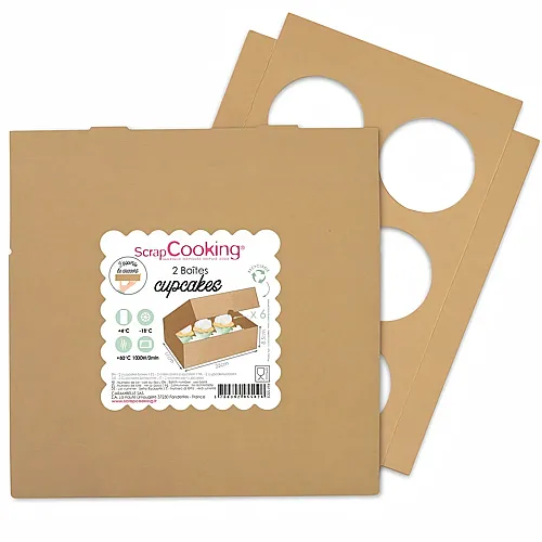 ScrapCooking Cupcakes-Schachtel - 2 Teile