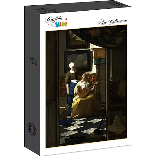 Grafika Puzzle Art Collection Johannes Vermeer Grafika Kids The Loveletter, 1669-1670 - 12 Teile