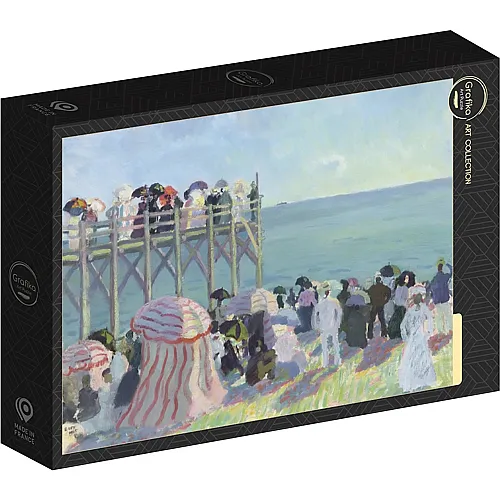 Grafika Puzzle Art Collection Raoul Dufy - Estacade-Strand in Trouville, 1905 - 500 Teile