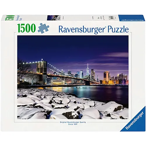 Ravensburger Puzzle Winter in New York - 1500 Teile