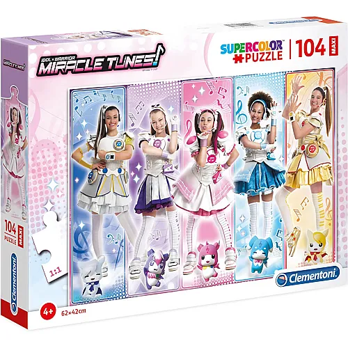 Clementoni Puzzle Supercolor Miracle Tunes (104Teile)