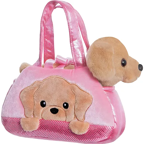 Aurora Fancy Peek-A-Boo Labrador in Tragetasche (21cm)