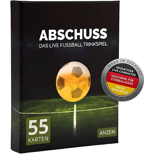 Anzen Spiele ABSCHUSS - Das Live Fussball Trinkspiel (DE)