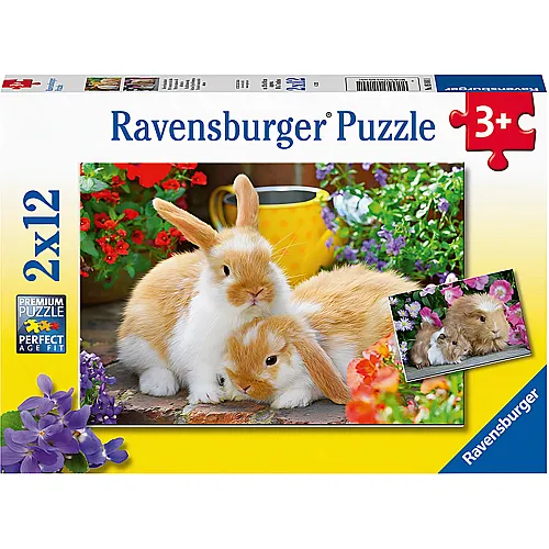 Ravensburger Puzzle Kleine Kuschelzeit (2x12)