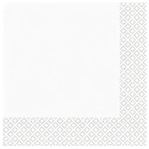 Amscan Servietten Weiss - 20 Teile