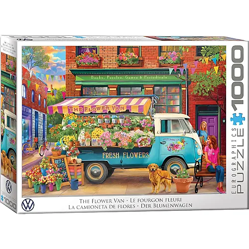 Eurographics Puzzle Der Blumenwagen - 1000 Teile
