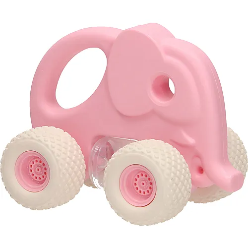 Cavallino Toys Rosa Elefant mit Rassel
