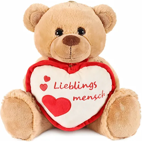 Brubaker Teddy mit Herz Lieblingsmensch - 35 cm