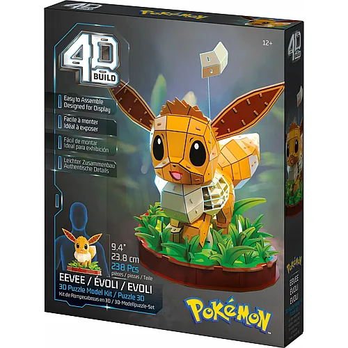 Spin Master 4D Build Pok�mon Evoli 24 cm