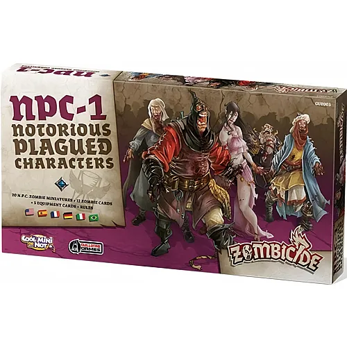 CMON Zombicide Black Plague Notorious Plagued Characters #1 (FR)