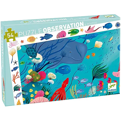 Djeco Puzzle Observation Im Meer (54Teile)