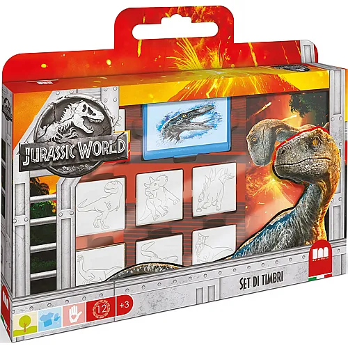 Multiprint Jurassic World Stempel Set (12Teile)