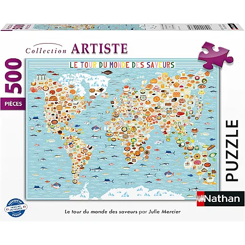 Around the World of Flavors - Julie Mercier 500Teile