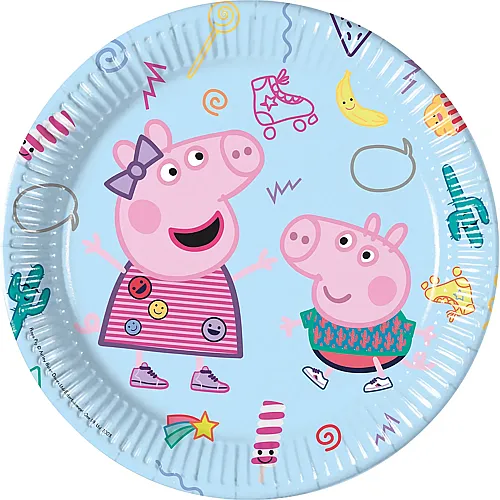 Procos Pappteller Peppa Pig (8Teile)