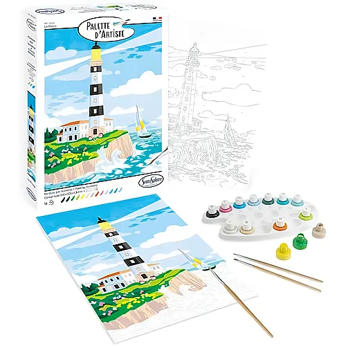 Sentosphere Palette d'Artiste Malen nach Zahlen Leuchtturm