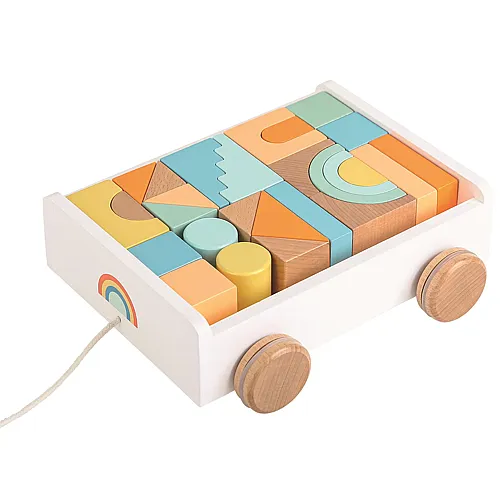 spielba Wagen mit Baukl�tzen