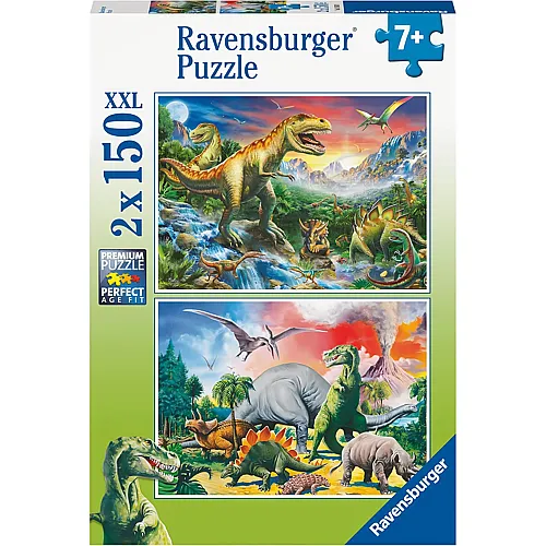 2in1 Dinosaurier 150Teile