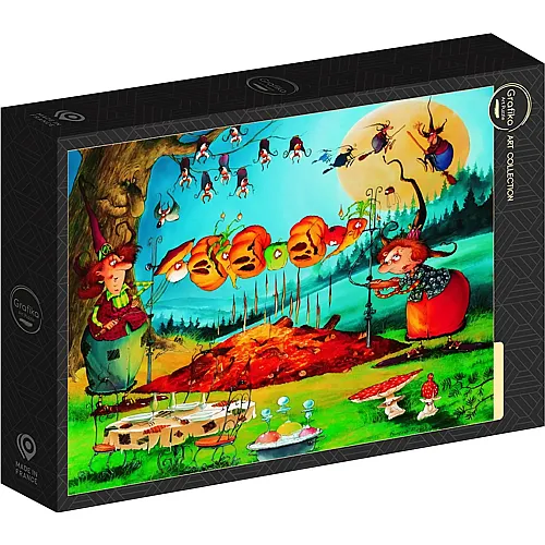 Grafika Puzzle Art Collection Fran�ois Ruyer Das Hexenbarbecue (1000Teile)