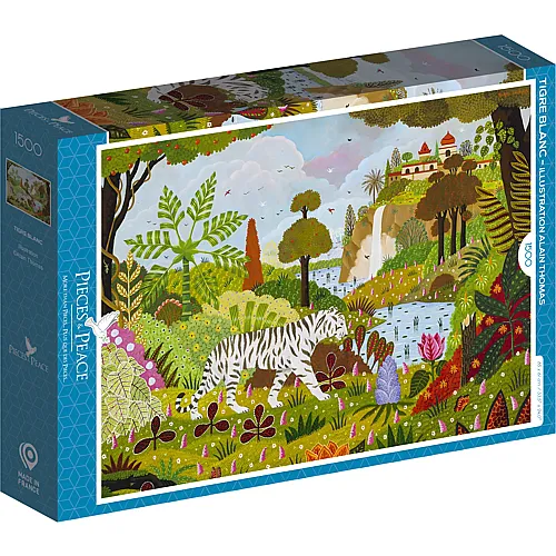 Pieces & Peace Puzzle Tigre Blanc - 1500 Teile
