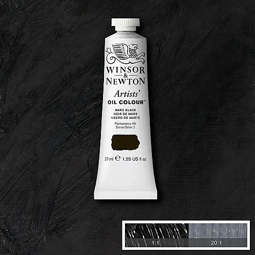 Winsor & Newton W&n Artists' Ölfarbe 37ml Tube Marsschwarz