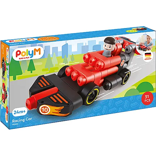 Hape PolyM Build & Play Rennwagen