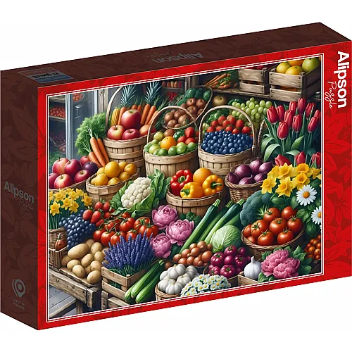Der Gem�sestand - 500 Teile