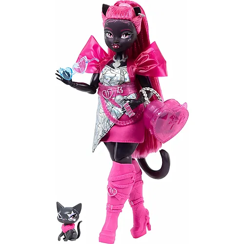 Mattel Monster High Catty Noir mit K�tzchen Amulette
