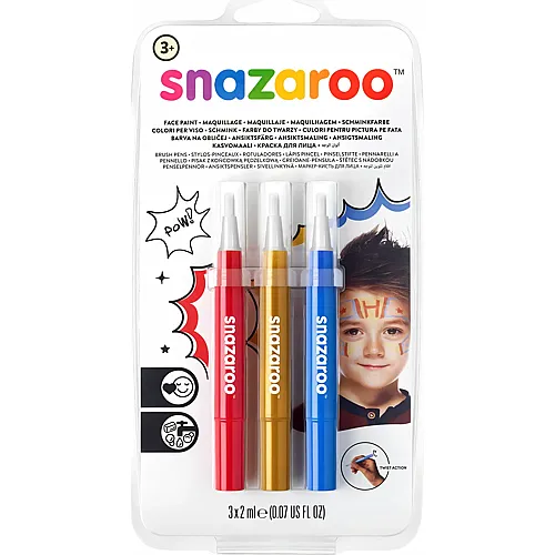 Snazaroo Pinsel Stift Set Nr. 1 Abenteuer