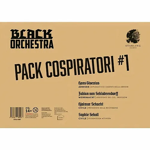 Starling Games Black Orchestra Pack Cospiratori 1 (IT)