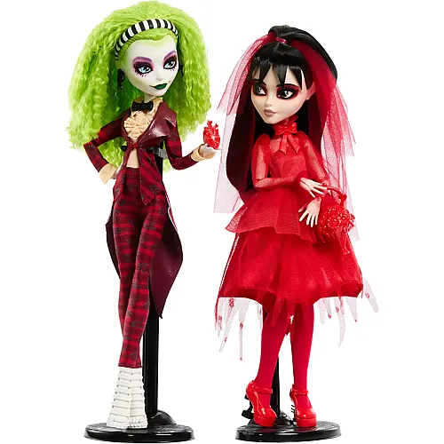Mattel Monster High 2er-Pack Skullector Beetlejuice Betelgeuse & Lydia-Deetz