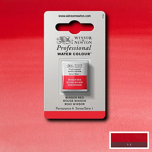 Winsor & Newton W&n Prof. Water Colour 1/2 N�pfchen Winsorrot