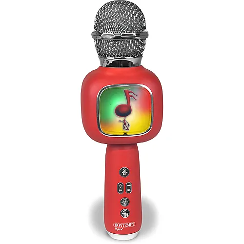 Bontempi Karaoke Mikrofon rot