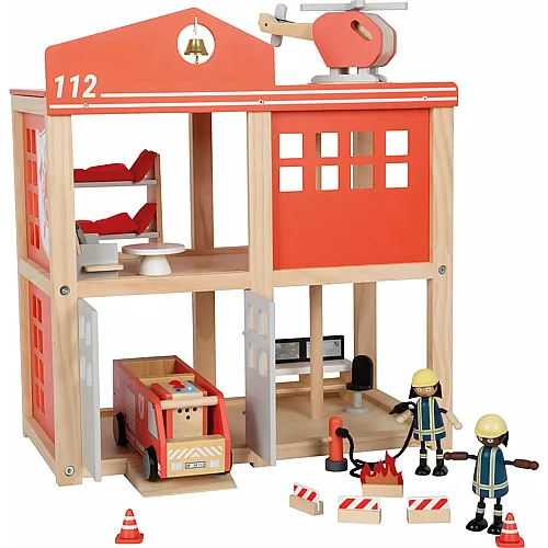 Grosse h�lzerne Feuerwache mit Zubeh�r
