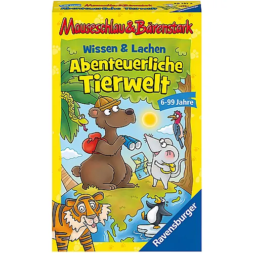 Ravensburger Mauseschlau & Brenstark Abenteuerliche Tierwelt