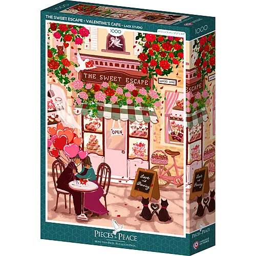 Die S�sse Flucht - Valentins-Caf� 1000Teile