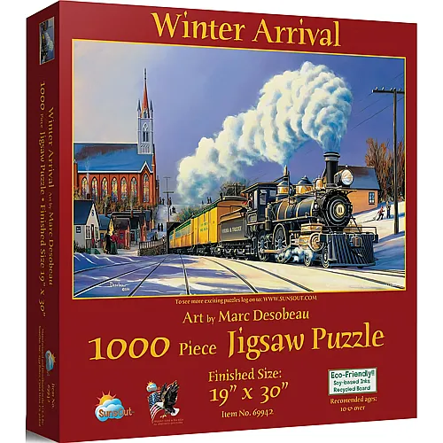 SunsOut Puzzle Marc Desobeau Winter Arrival - 1000 Teile