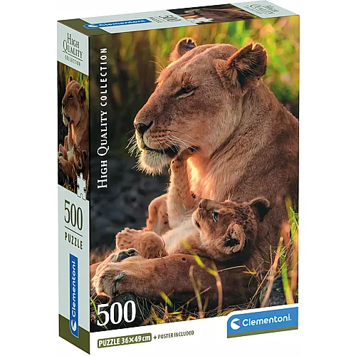 Clementoni Puzzle High Quality Collection Feline Love - 500 Teile