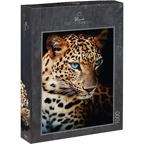 Ulmer Puzzleschmiede Tierportrait eines edlen Leoparden - 1000 Teile