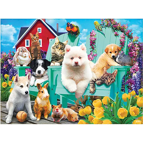 SunsOut Puzzle Rafael Trujillo The Bench Team (500Teile)