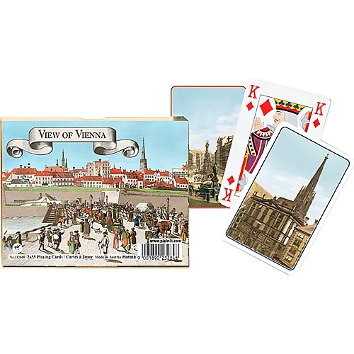 Piatnik Spiele Designkarten Bridge, Views of Vienna