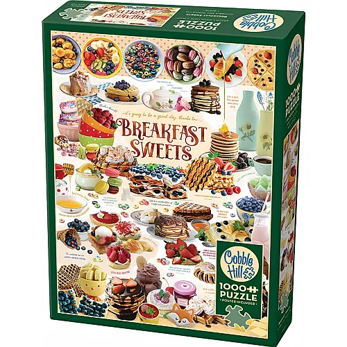 Cobble Hill Puzzle Fr�hst�ckss�ssigkeiten - 1000 Teile
