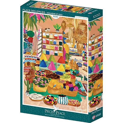 Pieces & Peace Puzzle Gew�rzmarkt - 1000 Teile