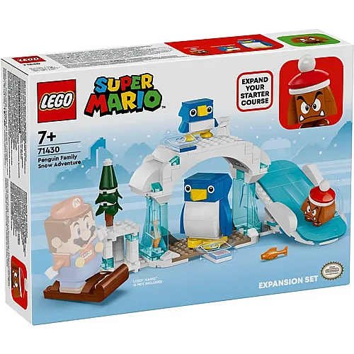 LEGO Super Mario Schneeabenteuer mit Familie Pinguin  Erweiterungsset (71430)