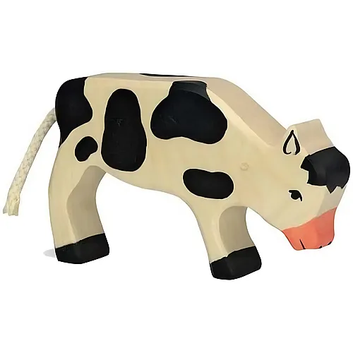 Kalb grasend Schwarz