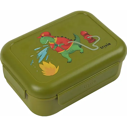 Trixie Lunchbox mit Klickverschluss Feuerwehrmann Dino