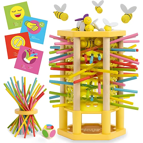 Beefall, 4in1 Lernspiel mit Bienen, Montessori