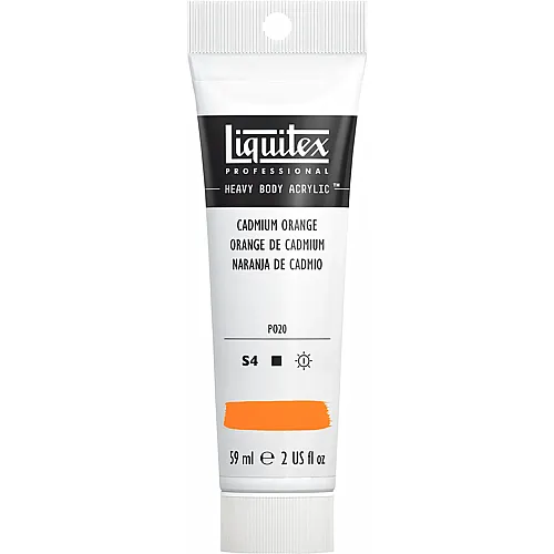 Liquitex Lqx Prof. Heavy Body Acrylfarbe 59ml Tube Kadmiumorange