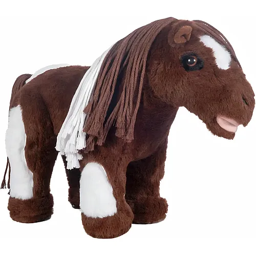 HKM Kids HKM Cuddle Pony Pinto, Braun/Weiß, One Size