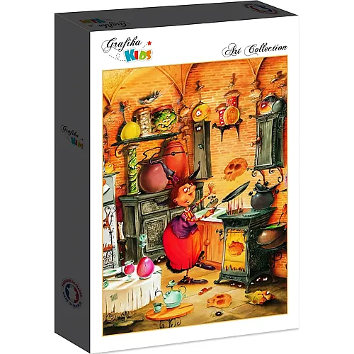 Grafika Puzzle Art Collection Fran�ois Ruyer Grafika Kids Die Hexe am Herd - 12 Teile